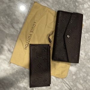 ***SOLD*** Louis Vuitton vintage Curieuse wallet in Monogram Empreinte Leather
